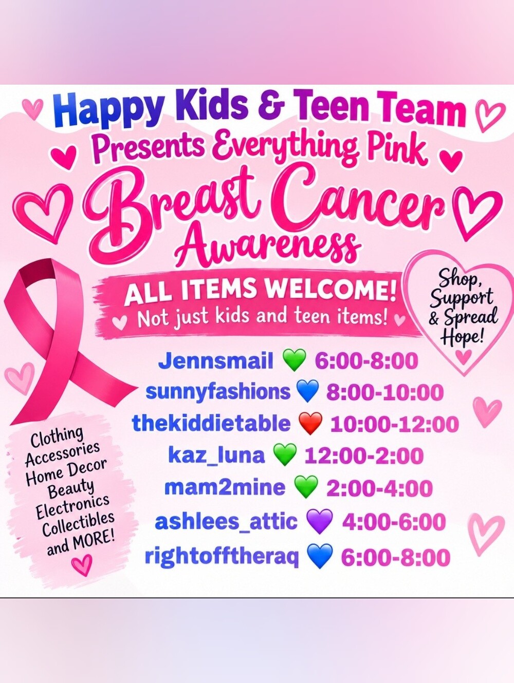 LIVE! Breast Cancer Awareness Train Share Show Thursday 8am est